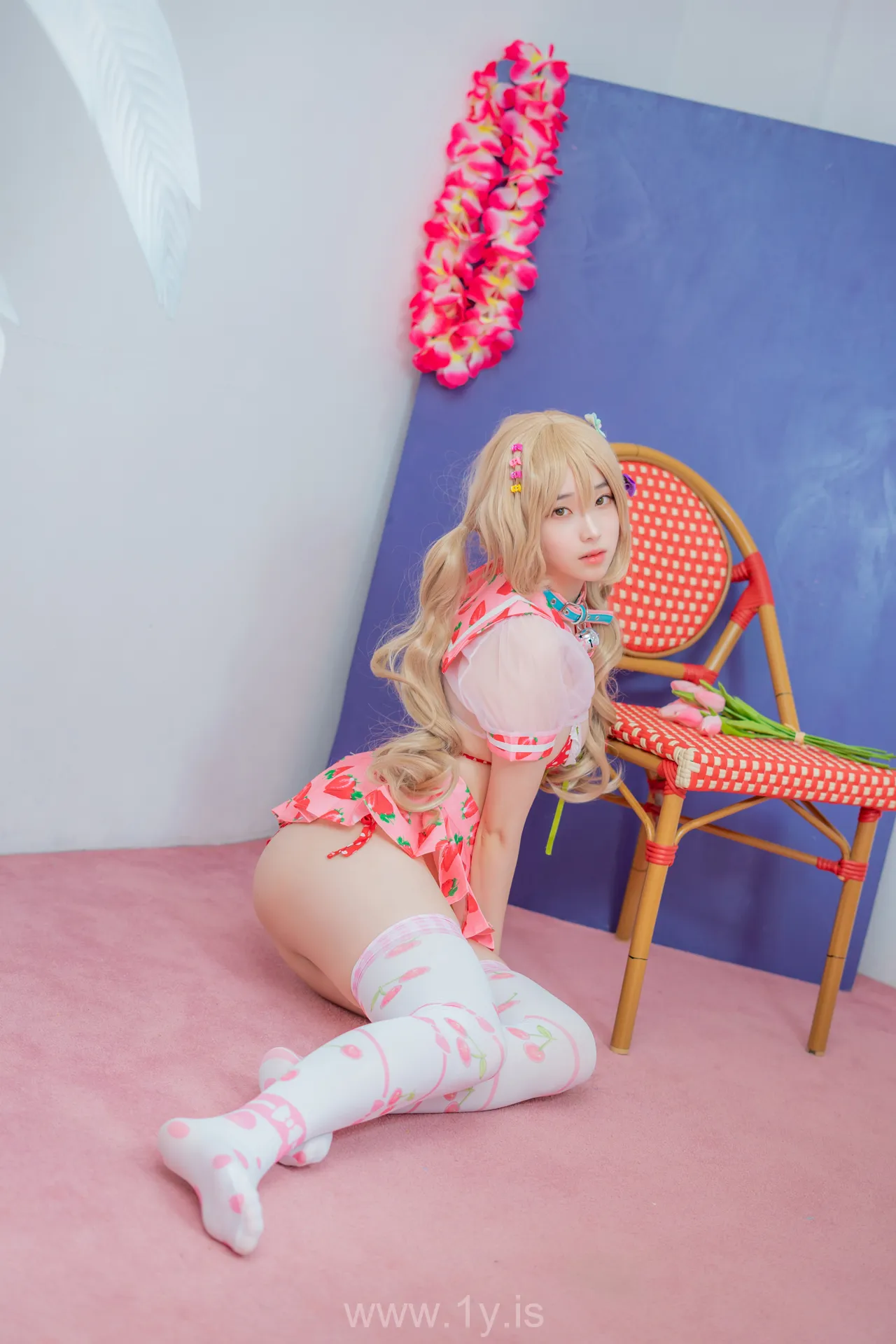 BamBi(밤비) NO.59 [CREAMSODA] Over knee socks